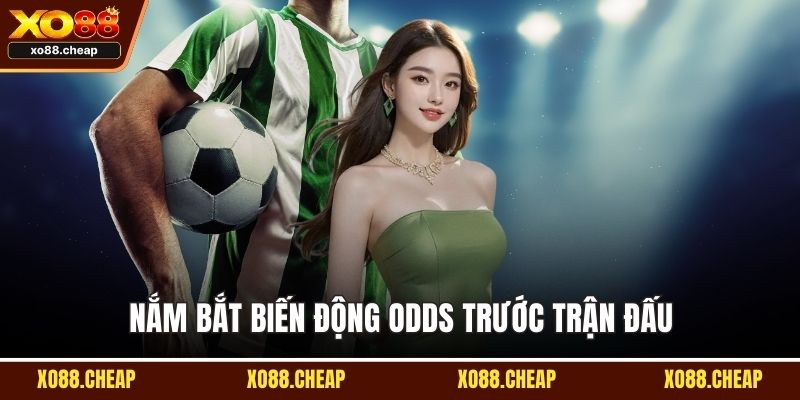 Nắm bắt biến động odds trước trận đấu