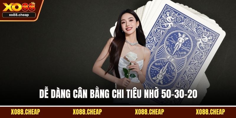 Dễ dàng cân bằng chi tiêu nhờ 50-30-20